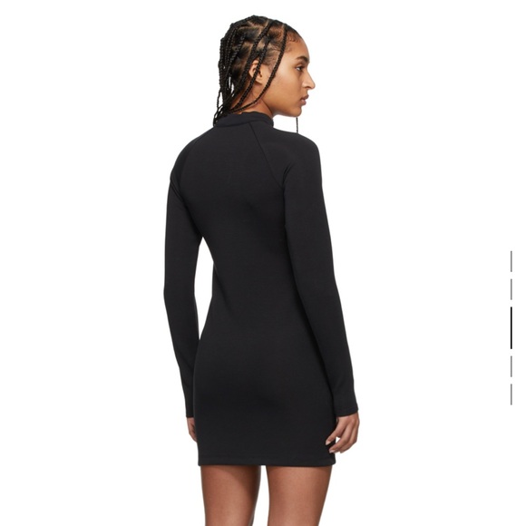 Mike Black Half-Zip Long Sleeve Dress - Picture 3 of 3